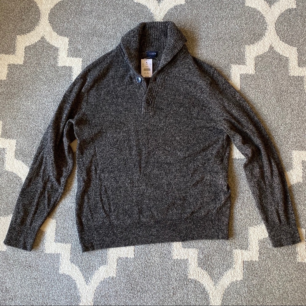 NWT Men’s J.CREW Lambs Wool Blend Sweater, Size M